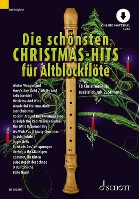 Produktbild von Die schönsten Christmas-Hits für Alt-Blockflöte