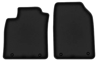 Productafbeelding van Velours voormatten voor Opel Vectra C 2002-2008 (liftback/hatchback/sedan) – 2-delig, zwart, op maat – Wielganizator DURBAN