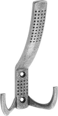 Produktbild von Garderobenhaken Mantelhaken Huthaken Altsilber Vintagehaken Metallhaken Wandhaken Huthaken