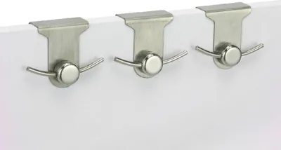 Produktbild von Edelstahl Doppelhaken 3er-Set Türgarderobe Türhaken Handtuchhaken Garderobe
