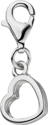Produktbild von Einhänger Charm Herz 925 Sterling Silber