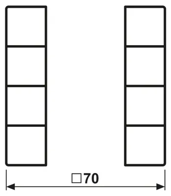 Produktbild von JUNG LS504TSASWM - Kunststoff - Schraubenlos - 1 Stück(e)