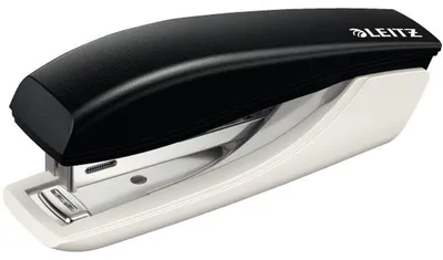 Produktbild von Leitz 55176095, 10 Blätter, Schwarz, Metall, Kunststoff, 80 g/m², Integriert, 29 mm