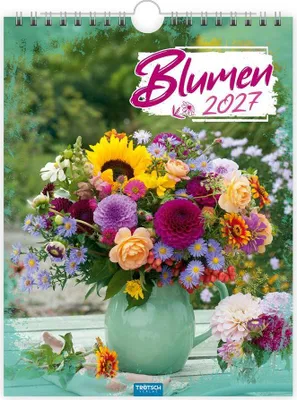 Produktbild von TRÖTSCH - Notizkalender zum Hängen Blumen 2027
