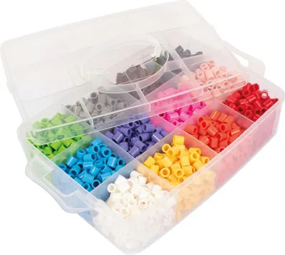 Produktbild von Bügelperlen Jumbo/Maxi, 1800 Stück bunt sortiert