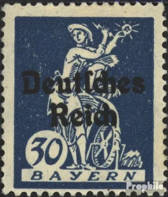 Produktbild von Briefmarken Deutsches Reich 1920 Mi 123 postfrisch Bayernabschied