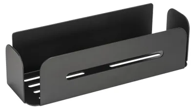 Produktbild von WENKO Wandregal Bivio Black Bad Ablage Dusch Selbstklebend Ohne Bohren Schwarz