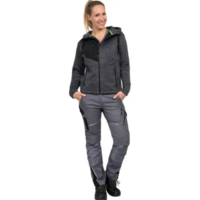 Produktbild von Leibwächter Strickjacke CASTJ Gr. 4XL grau
