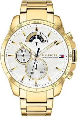Produktbild von Tommy Hilfiger 1791538 Herrenuhr's Gold, Chronograph