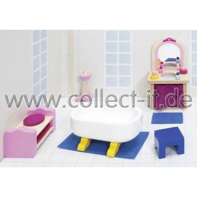 Produktbild von Puppenmöbel Schloss Badezimmer