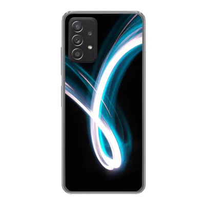 Produktbild von MuchoWow® Handyhülle Schutzhülle Hülle für Samsung galaxy a73 Hell - Blau - Abstrakt Silikon Softcase Handy Hülle - Handyhülle