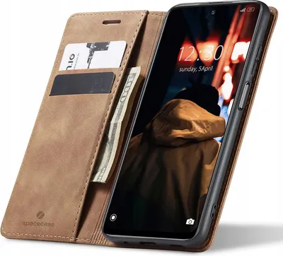 Produktbild von Spacecase Geldbörse Redmi Note 11/11s hellbraun