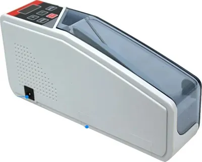 Image de Compteuse de billets, vitesse 600 billets/minute, double alimentation, chargement frontal, design compact, fonction de comptage automatique