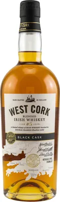 Produktbild von West Cork Black Cask Blended Irish Whiskey 700ml 40% Vol.