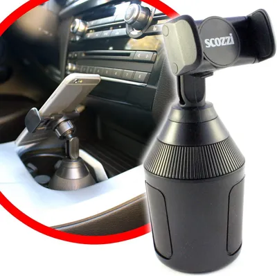 Produktbild von Handy-Halterung Handyhalter Auto, Universelle Smartphone Halter, 360° Rotierbar, Für Becherhalter, Geeignet