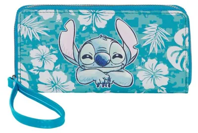 Produktbild von Karactermania Lilo and Stitch Aloha, Briefttasche, Blau, Abbildung, Reißverschluss, 190 mm, 20 mm