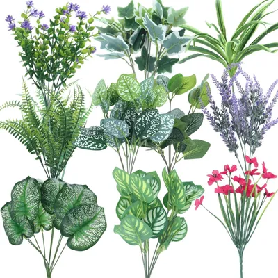 Immagine prodotto di Fiori artificiali realistici - Piante artificiali per balconi - Fiori artificiali per esterni - Composizioni floreali artificiali - Fiori artificiali per interni - Decorazioni floreali artificiali - Fiori finti