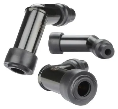 Productafbeelding van Zündkabelschoenen VB05F, zwart, NGK, set van 3, geschikt voor motorfiets, scooter, brommer, quad