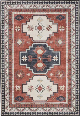 Zdjęcie produktu dla Interiyou Dywan do prania Gent wielokolorowy/niebieski 200x300 cm