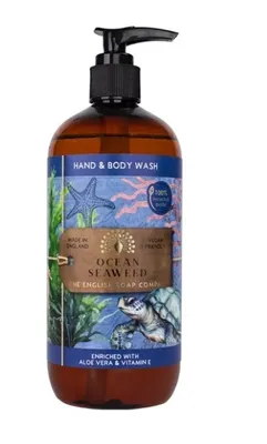 Produktbild von The English Soap Company, OCEAN SEAWEED, Hand & Body Wash 500 ml