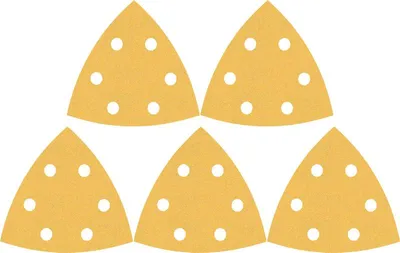 Produktbild von EXPERT C470 Deltaschleifblatt, 93mm, K180, 6 Löcher, 5-tlg.