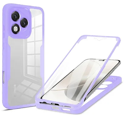 Produktbild von Techsuit - ColorVerse 360 Series Hülle + Schutzglas für Honor 400 Lite - lila