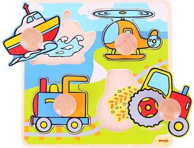 Produktbild von Bigjigs Toys Einlegepuzzle rechts