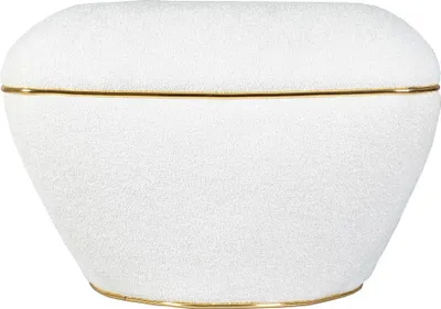 Produktbild von Hocker Contessa 110 Weiß / Gold