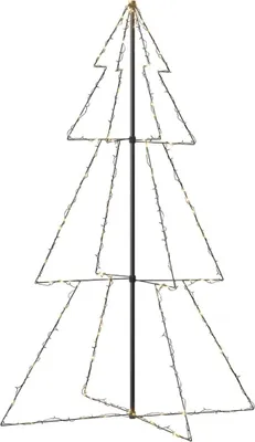 Obrázek produktu pro vidaXL Vánoční stromek ve tvaru kužele 240 LED diod Vnitřní venkovní 118x180 cm