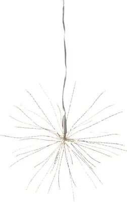 Produktbild von 3D-LED-Hängestern 'Firework', silber