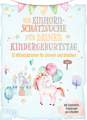 Produktbild von Die Einhorn-Schatzsuche/-Schnitzeljagd für deinen Kindergeburtstag