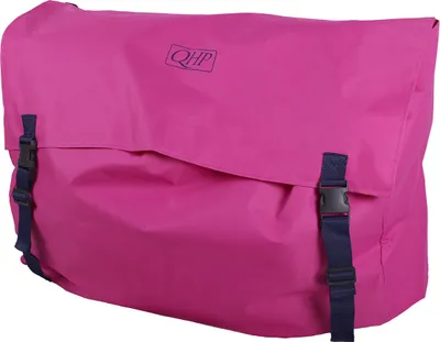 Produktbild von QHP Stall Packsack / Boxentasche, Farbe:fuchsia
