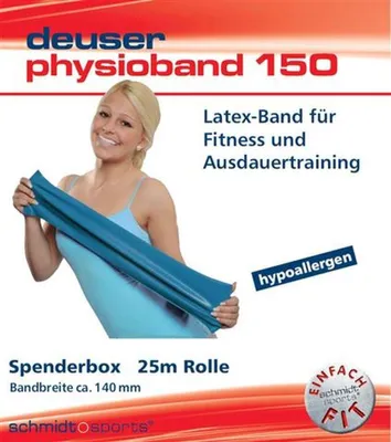 Zdjęcie produktu dla Deuser Physioband 150 rolek 25m niebieski mocny
