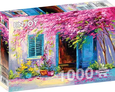 Immagine prodotto di Puzzle 1000 pezzi Enjoy – Cortile in Fiore