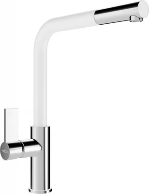 Produktbild von Mexen Flora Küchenmischer, Chrom/Weiß - 670401-02
