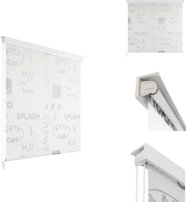 Produktbild von vidaXL Duschrollo 160x240 cm Splash-Design -  Duschvorhänge
