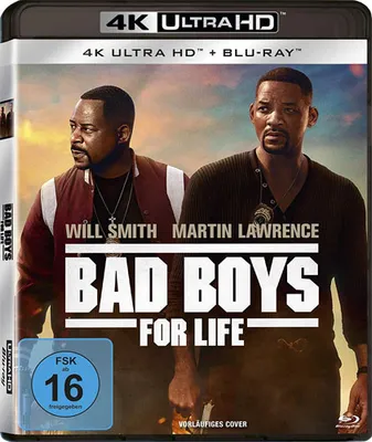 Zdjęcie produktu dla PLAION 1129584, Film, Blu-ray, Niemiecki, Angielski, Hiszpański, Rosyjski, 124 min, Bad Boys for Life, Przygoda/Przygodowy