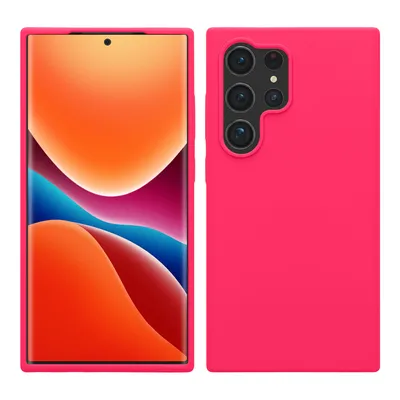 Produktbild von kwmobile Hülle kompatibel mit Samsung Galaxy S24 Ultra Hülle - Silikon Handy Case - Handyhülle für Samsung S24 Ultra weiche Oberfläche - kabelloses
