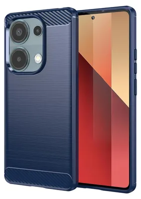 Obrázok produktu pre Techsuit Carbon Silicone puzdro pre Xiaomi Redmi Note 13 Pro 4G / Poco M6 Pro 4G – modré