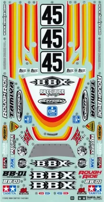 Produktbild von Tamiya Aufkleber BBX BB-01 58719