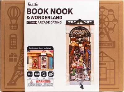 Image de Rolife Puzzle 3D en bois Book Nook 'Arcade Dating