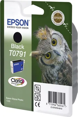 Produktbild von EPSON EPSON Tintenpatrone/T07914010 schwarz Inhalt 11ml