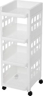 Immagine prodotto di Carrello da cucina Premium – Piani da cucina – Scaffale portaoggetti su ruote – con ripiani regolabili – sostenibile – salvaspazio