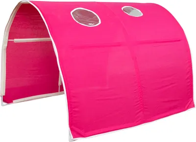 Obrázok produktu pre Homestyle4u Detský tunel pre podkrovnú posteľ Tunelový stan Cot Bavlna 90 cm široký Pink
