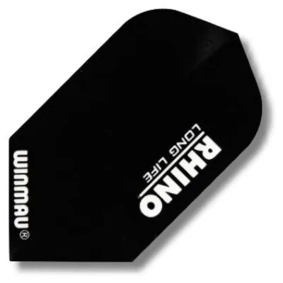 Produktbild von Winmau Rhino Extra Thick Flights Slim Schwarz