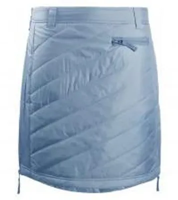 Immagine prodotto di Pantaloncini jeans color sabbia, taglia S; gonna blu