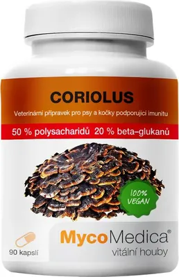 Obrázek produktu pro Mycomedica Coriolus 50 % 90 kapslí