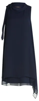 Produktbild von Vera Mont Cocktailkleid Asymmetrisch Ärmellos Knielang Chiffon Gesamtlänge 96 cm