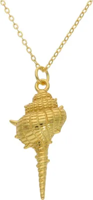 Produktbild von JuwelmaLux Muschel Kette 925 Silber JL52-05-0058 Gelbgold plattiert