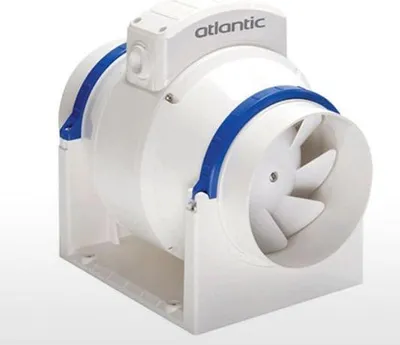 Produktbild von Atlantic Lüftungskanal Dauerlüfter für kontinuierliche Belüftung, Ø 100 mm, 256 m³/h
